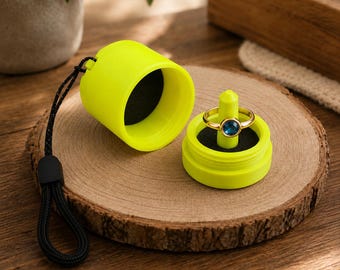 RingStash Portable Ring Holder, 3D Printed Travel Ring Case and Jewelry Organizer