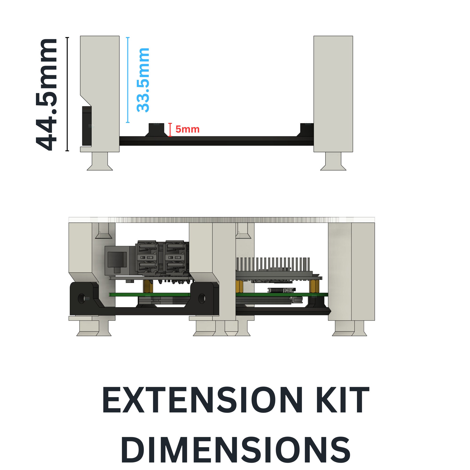 Raspberry Pi Stack Cluster Case - Expandable Infinite Levels - Etsy