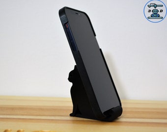3D Printed Cat Phone Stand, Desk Accessory Holder