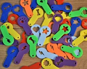 Einkaufswagen-Token-Schlüsselbund, 3D-gedruckte wiederverwendbare Wagenmünze
