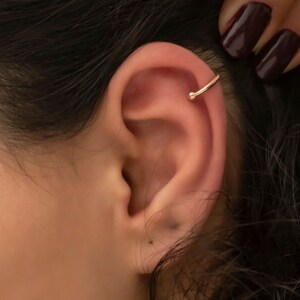 Snug Conch Ear Cuff/ No Piercing /Sterling Silver Ear Cuff/ Tiny Ear Cuff Earrings/Wrap Ear Cuff/Gold Plated Ear Cuff/ Helix Piercing/