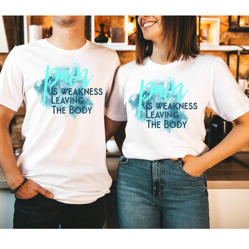 Motivational Workout Shirt Inspirational Exercise Tee Pain - Etsy