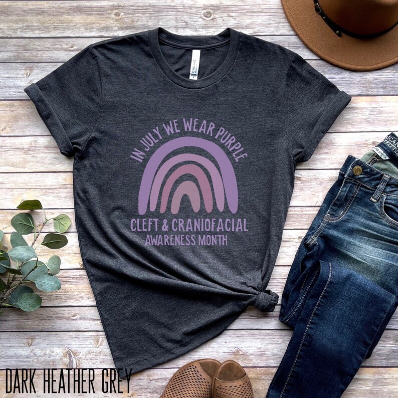 Cleft and Craniofacial Awareness Month Shirt Support Cleft Etsy