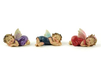 Sleeping Fairy Babies, Fairy Garden Babies, Mini Fairy Babies, Miniature Fairies