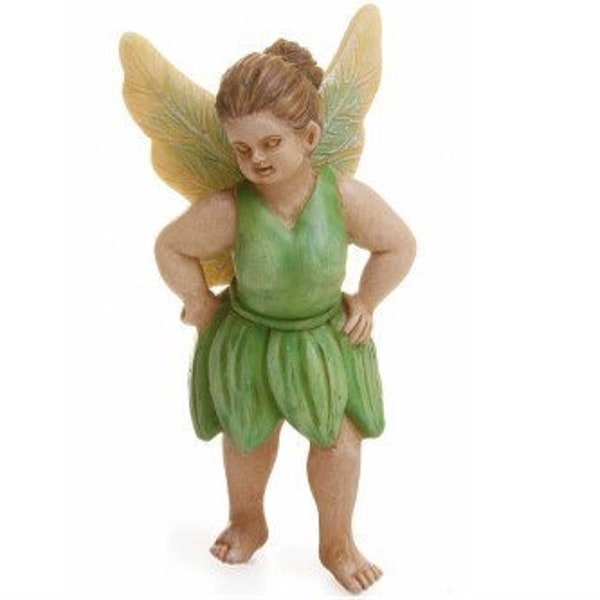 Sassy, Fairy Garden Fairy, Mini Fairy, Miniature Fiary, Fairy Yellow Dress