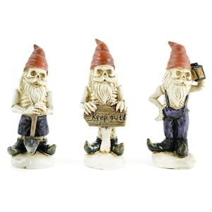 Skeleton Gnomes, Mini Halloween Gnomes