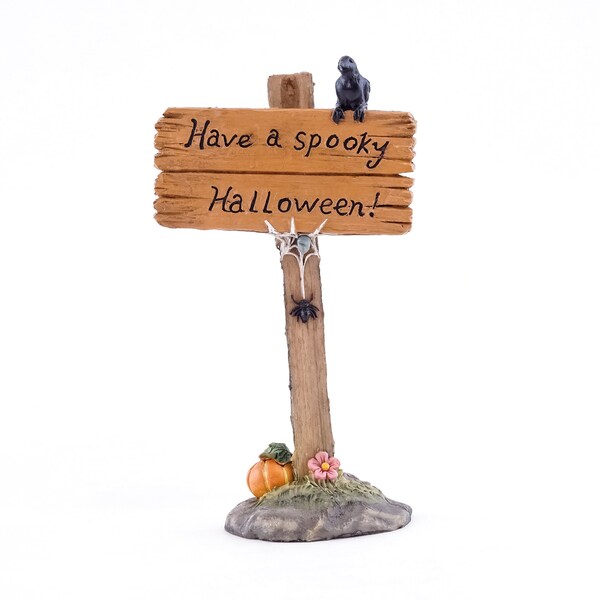 Have a Spooky Halloween Sign, Mini Halloween Sign, Fairy Garden Halloween