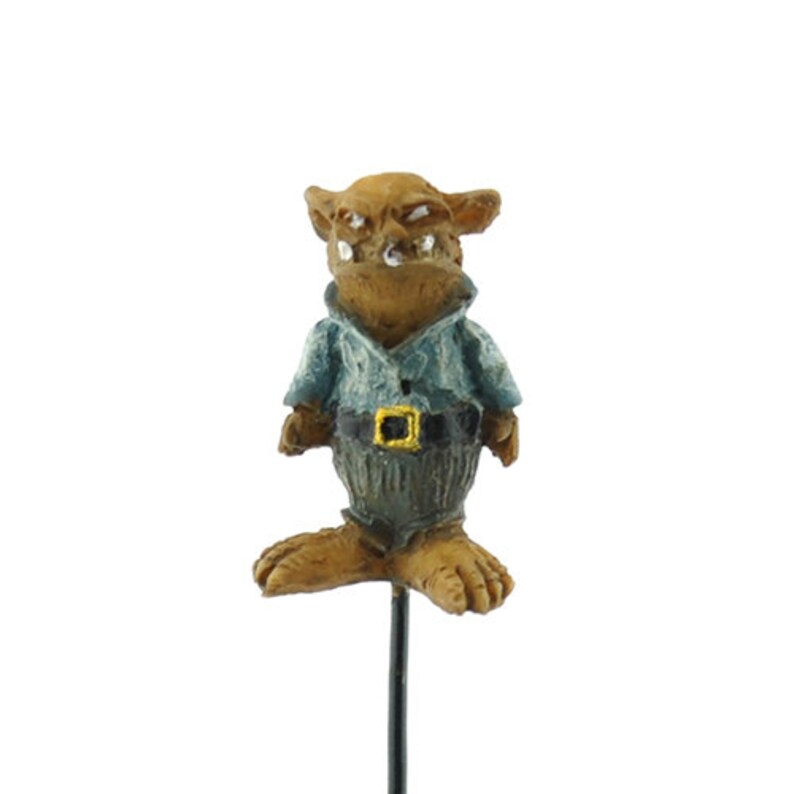 Micro Mini Bob the Grumpy Troll, Fairy Garden Troll, Miniature Troll - Etsy