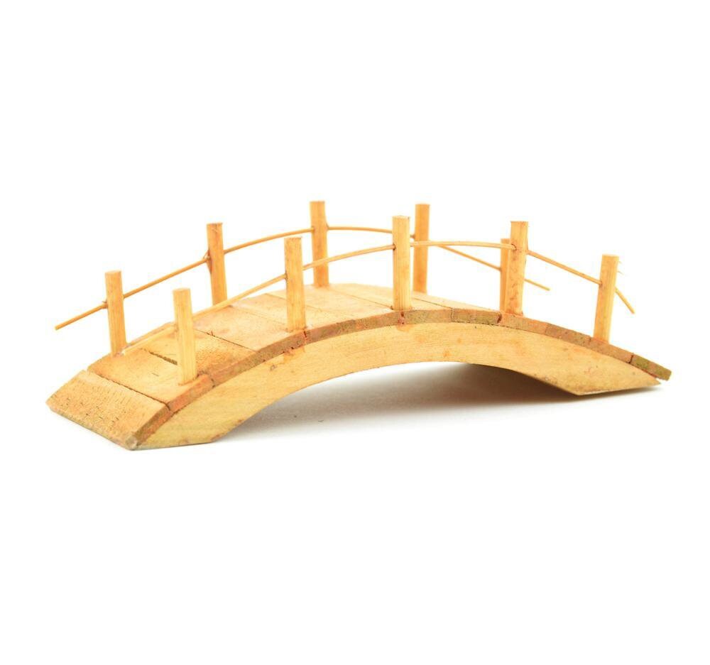 Mini Wooden Bridge Natural Mini Bridge Fairy Garden Bridge Etsy