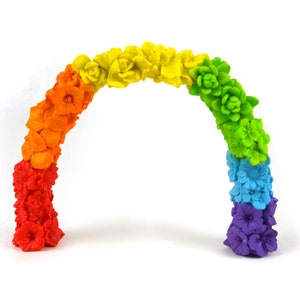 Rainbow Flower Arch, Mini Pride Arch
