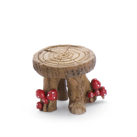 Mushroom Stool Fairy Garden Stool Miniature Stool Mini Stool Etsy UK