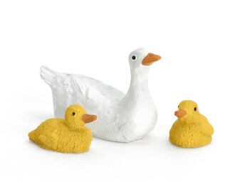 Mini Duck Family, Fairy Garden Ducks