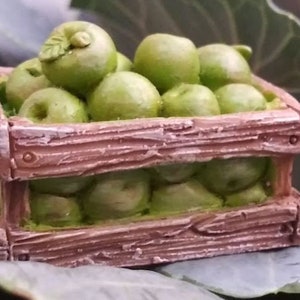Apple Harvest, Mini Apples, Fairy Garden Apples, Miniature Food
