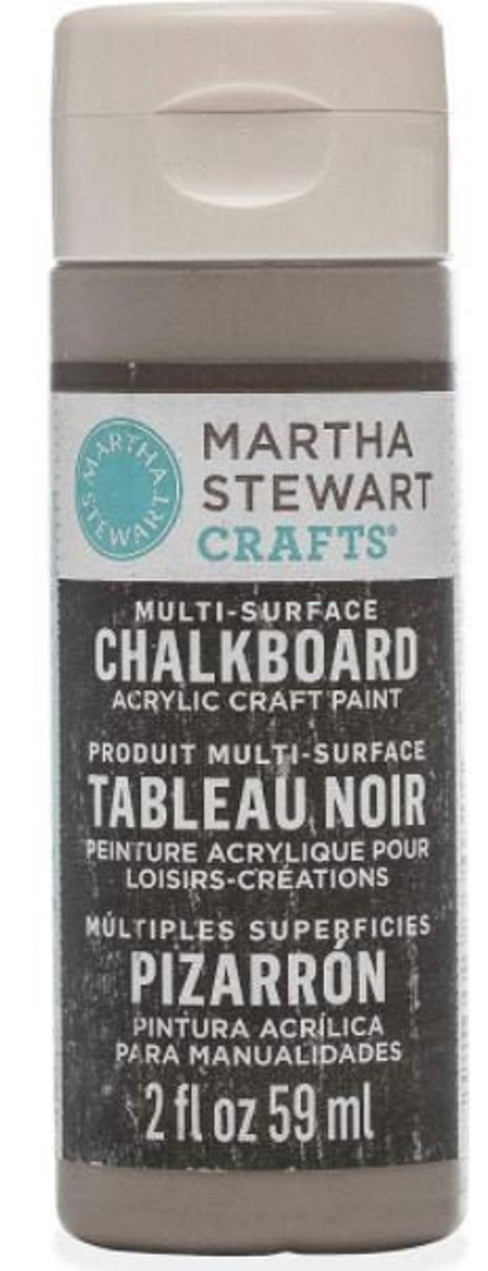 Martha Stewart Chalkboard Gray Paint 2 oz Etsy