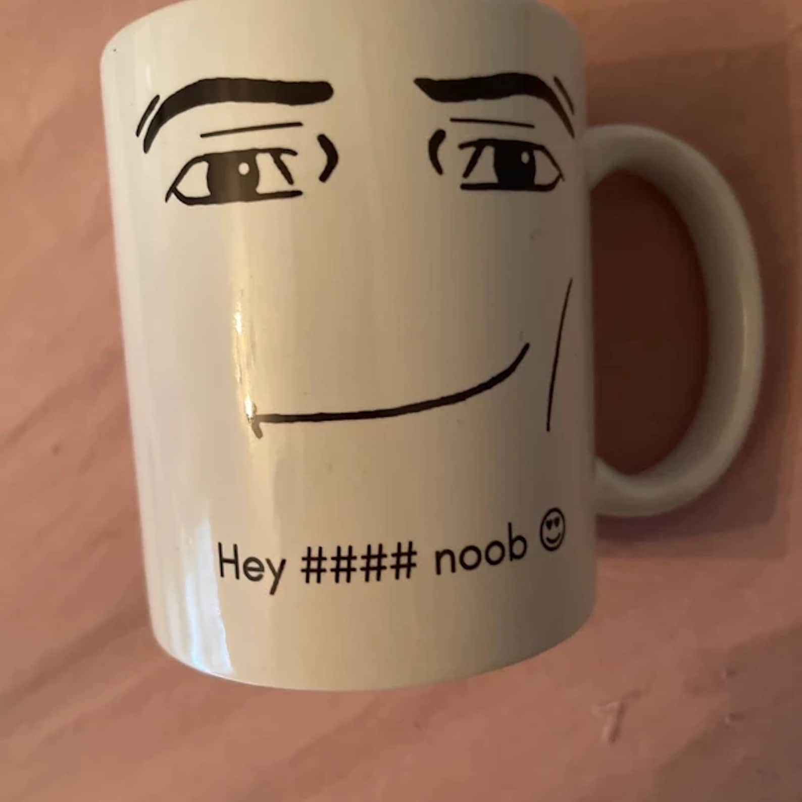ROBLOX MAN FACE Mug Funny Gamer Birthday Gift Hot Chocolate Etsy