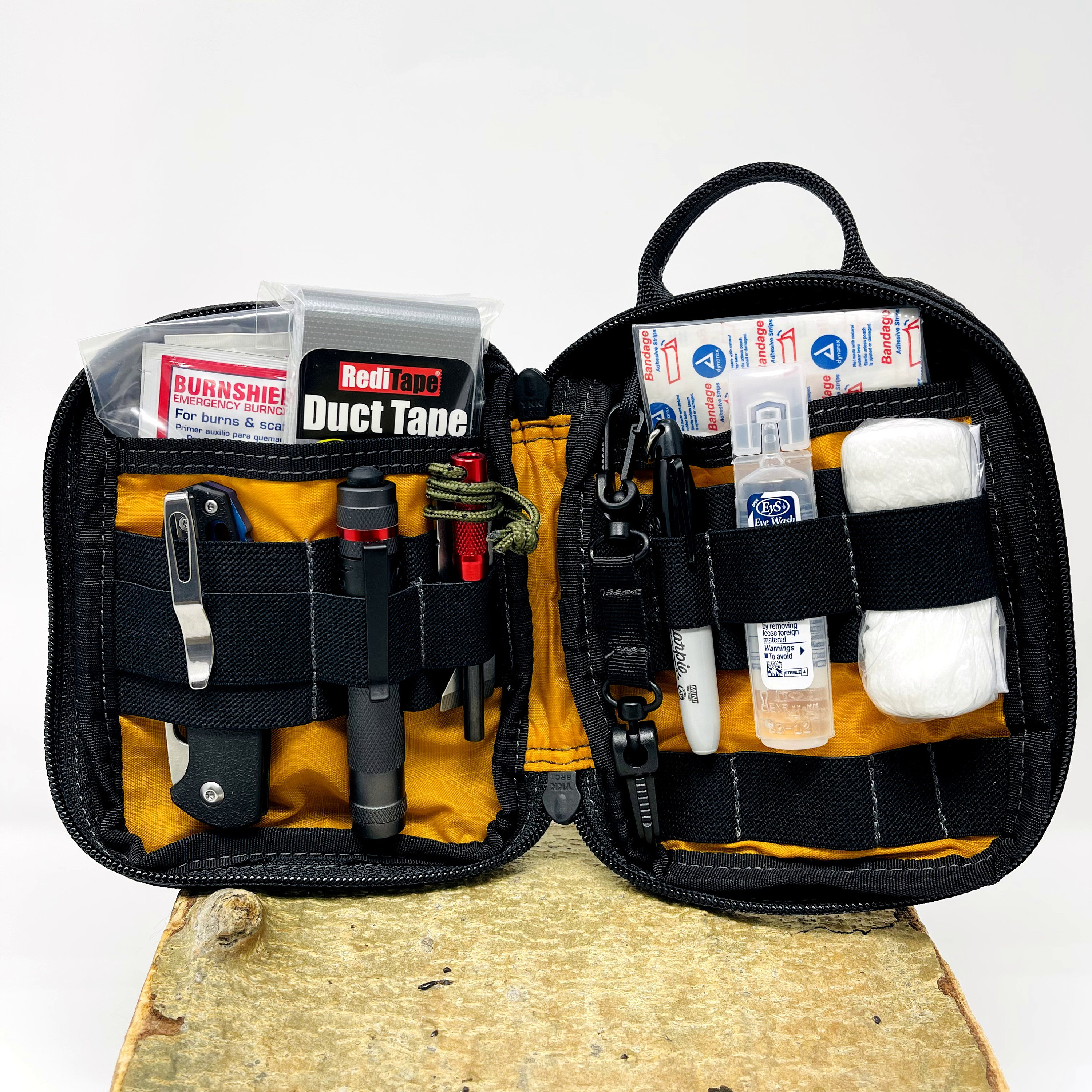 Fatwood EDC Emergency Survival Tin Kit Bushcraft Multi Tools emergency kit prepper BOB 
