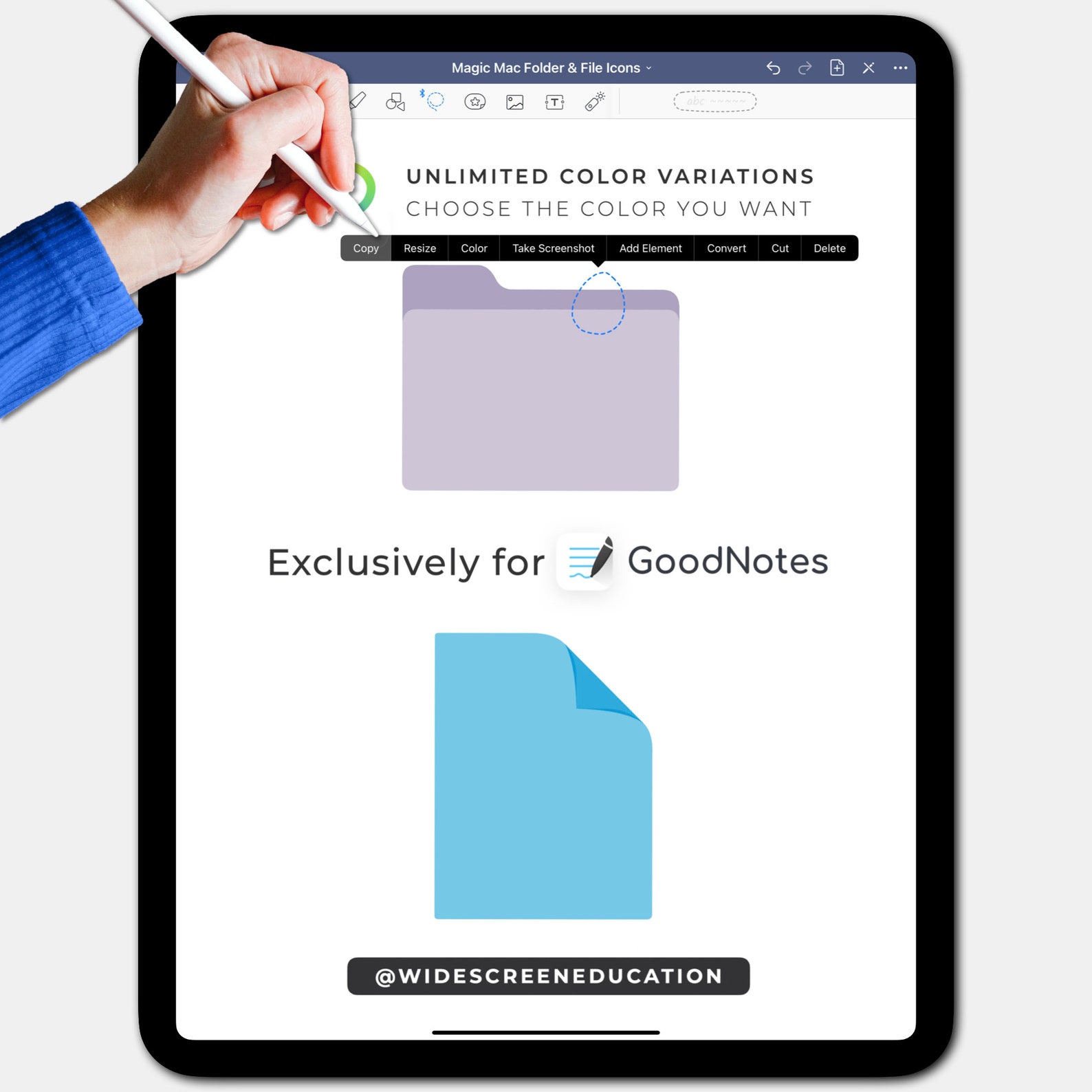 goodnotes folder color goodnotes folder color