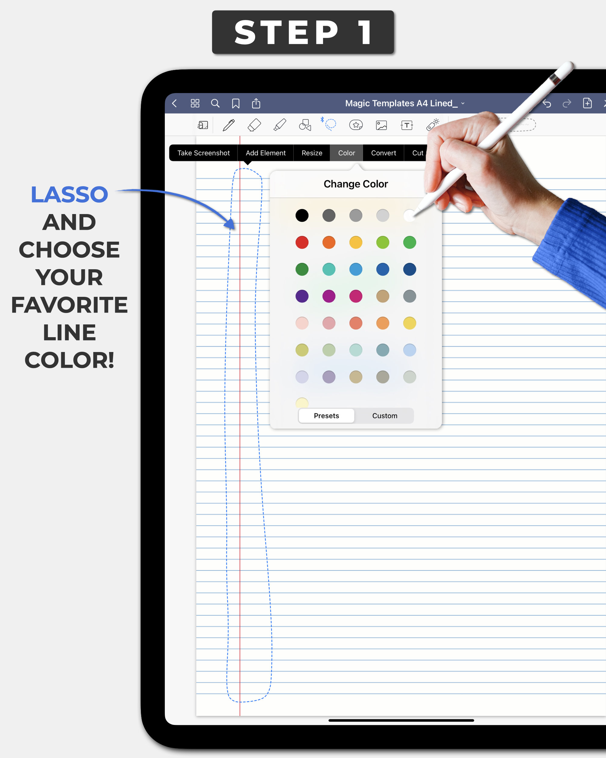 GoodNotes Papier Vorlagen Magic Paper Templates Generator Etsy