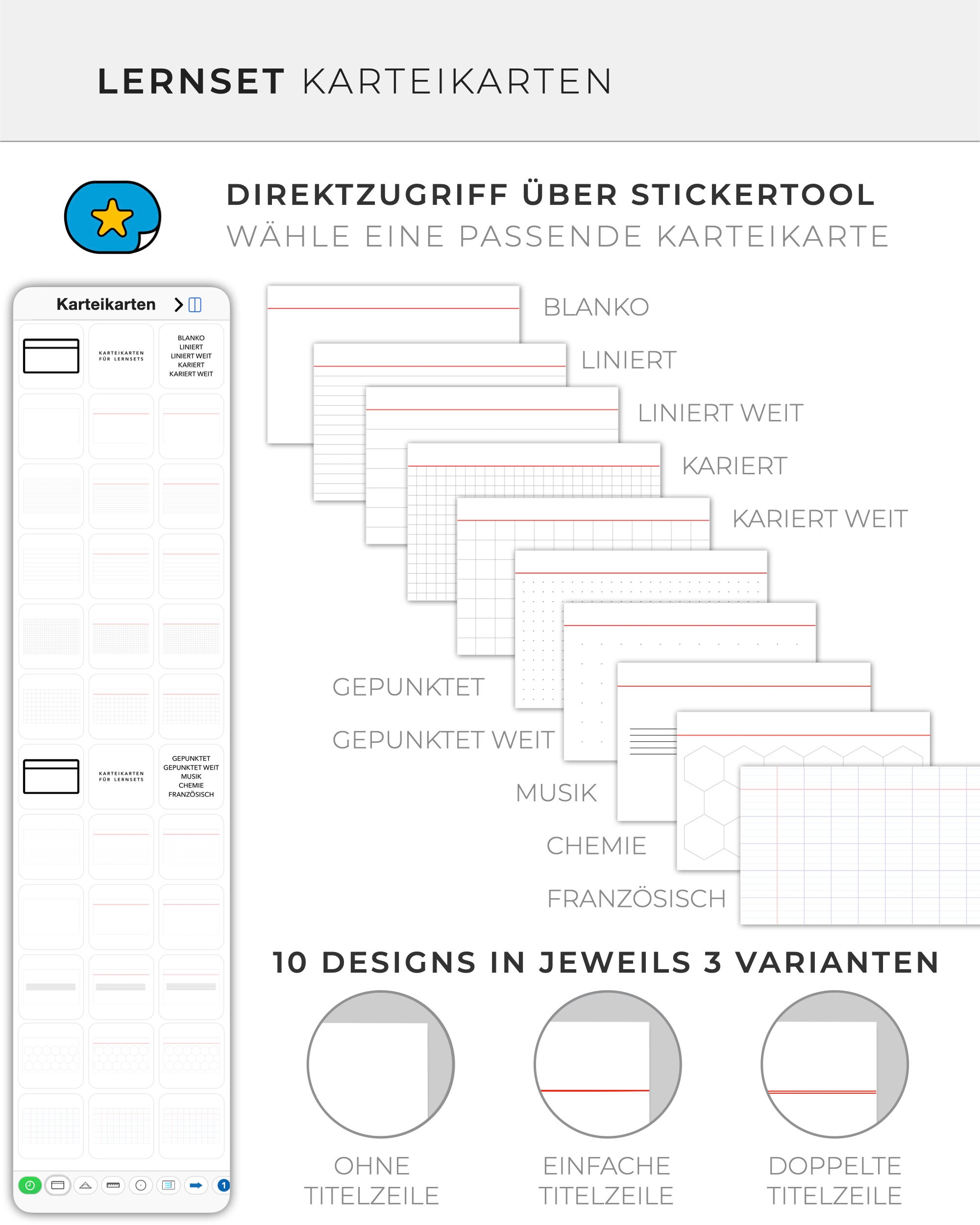 Goodnotes Digital Stickers: MAGIC STUDY SETS | Color Editable ...