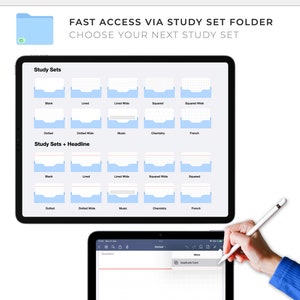 Goodnotes Digital Stickers: MAGIC STUDY SETS | Color Editable ...