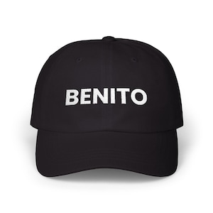 BENITO Embroidered Dad Hat Cap Latin Trap Style Urban Streetwear Puerto Rico Pride Gift