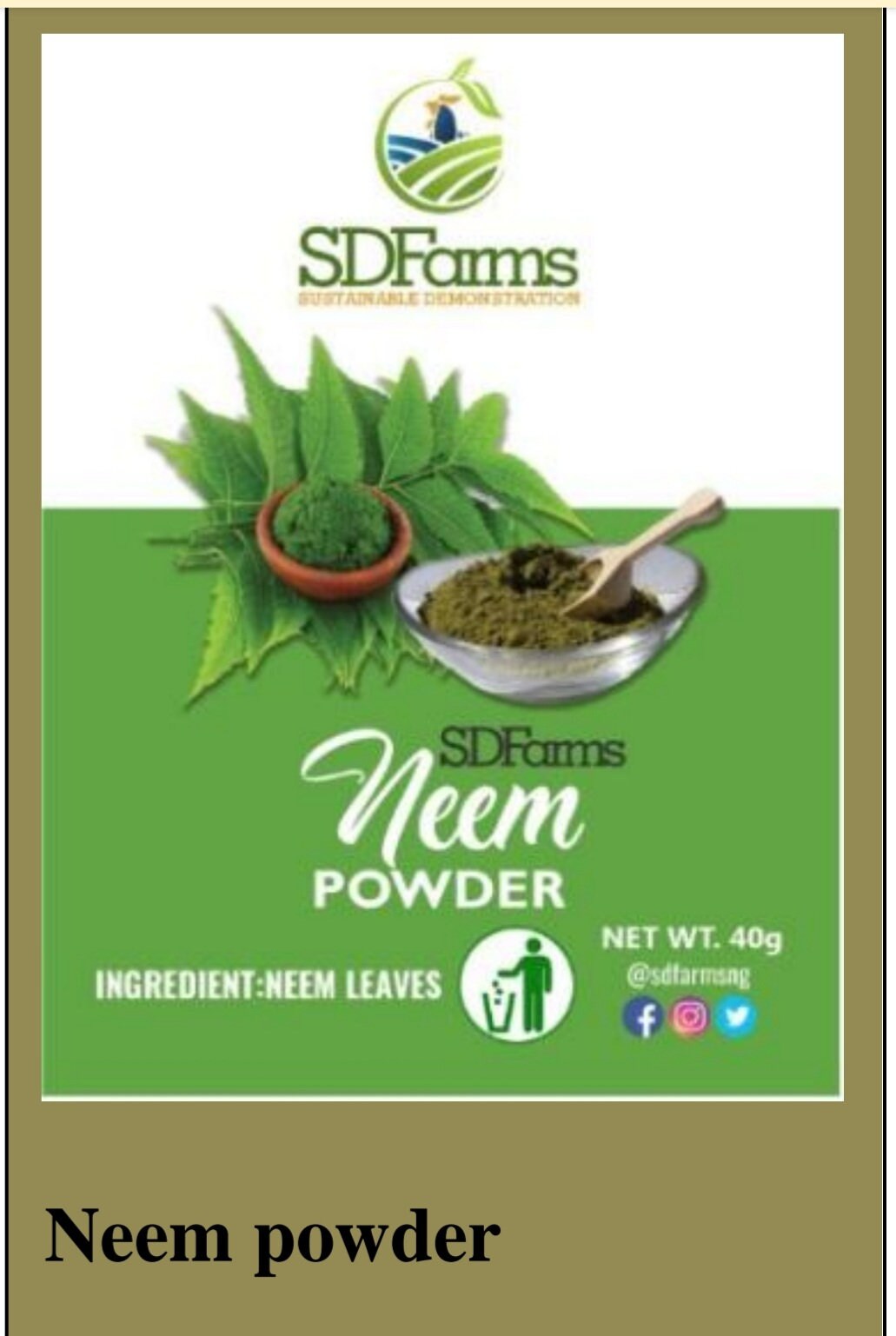 Organic Neem Powder Etsy