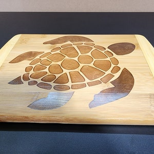 Turtle Cutting/serving Board.cnc Cut and Epoxy-resin Filled - Etsy
