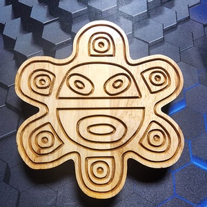 Taino bottle opener , Wood, Engraved,cnc
