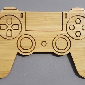 controller  Wall Art, Wood,  Engraved