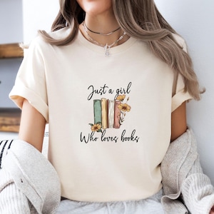 Books T-shirt, Bookish Tshirt, Book Lover Gift, Bookish Gift, Gift For Book Lover, Book Lover Tshirt, Cute Book Gifts, Funny Book T-shirt image 1