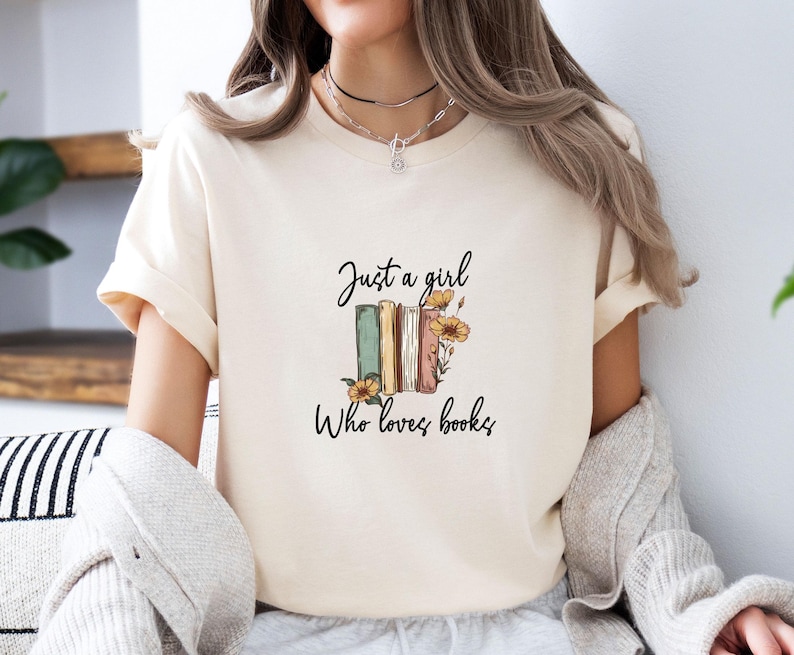 Books T-shirt, Bookish Tshirt, Book Lover Gift, Bookish Gift, Gift For Book Lover, Book Lover Tshirt, Cute Book Gifts, Funny Book T-shirt image 1