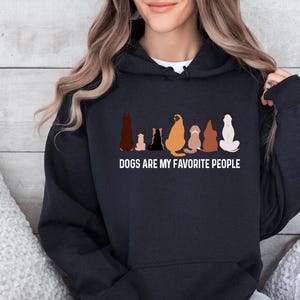 Hoodie für Hundeliebhaber, Hunde-Hoodie, Hoodie für Hundemama, Geschenk für Hundemama, Hoodie für Hundepapa, Geschenk für Hundepapa, Geschenk für Hundebesitzer, Pullover für Hundeliebhaber, Hoodie für Hundebesitzer Bild 2