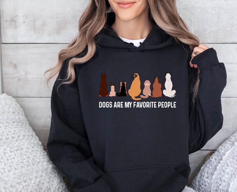 Hoodie für Hundeliebhaber, Hunde-Hoodie, Hoodie für Hundemama, Geschenk für Hundemama, Hoodie für Hundepapa, Geschenk für Hundepapa, Geschenk für Hundebesitzer, Pullover für Hundeliebhaber, Hoodie für Hundebesitzer Bild 2