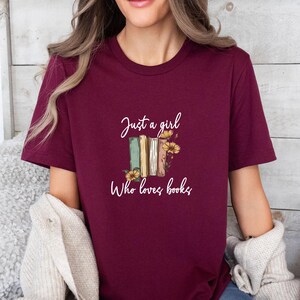 Books T-shirt, Bookish Tshirt, Book Lover Gift, Bookish Gift, Gift For Book Lover, Book Lover Tshirt, Cute Book Gifts, Funny Book T-shirt image 2
