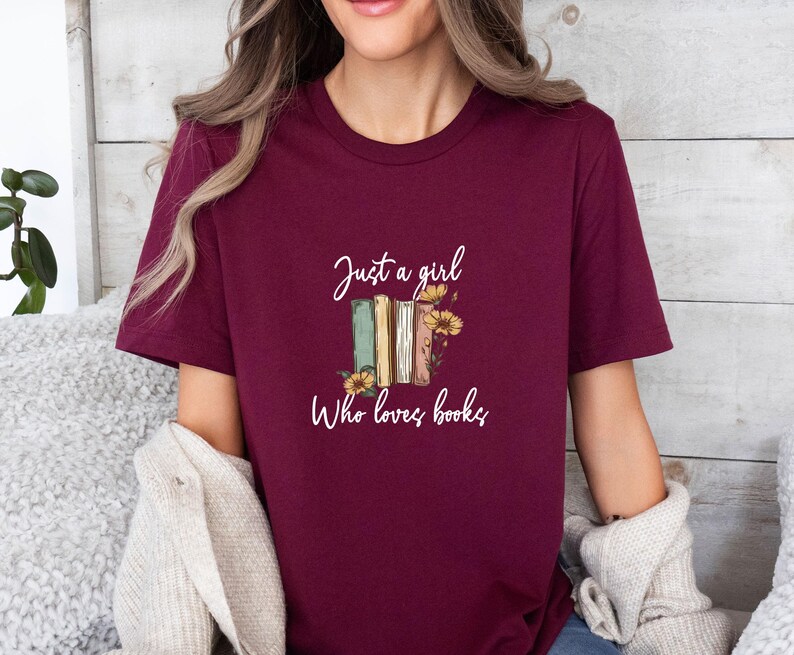 Books T-shirt, Bookish Tshirt, Book Lover Gift, Bookish Gift, Gift For Book Lover, Book Lover Tshirt, Cute Book Gifts, Funny Book T-shirt image 2