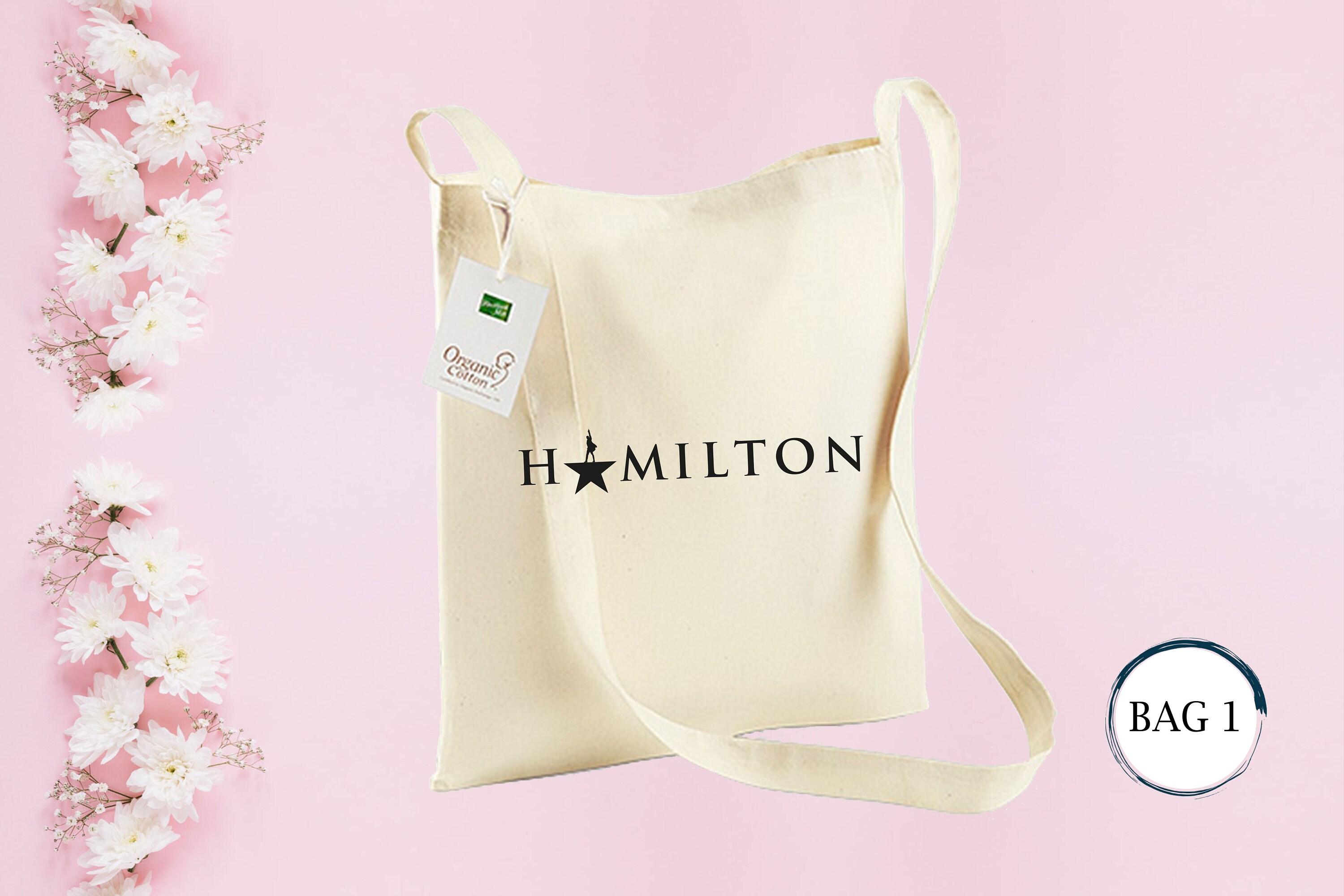 Hamilton Cotton Tote Bag Hamilton Musical Canvas Bag Etsy