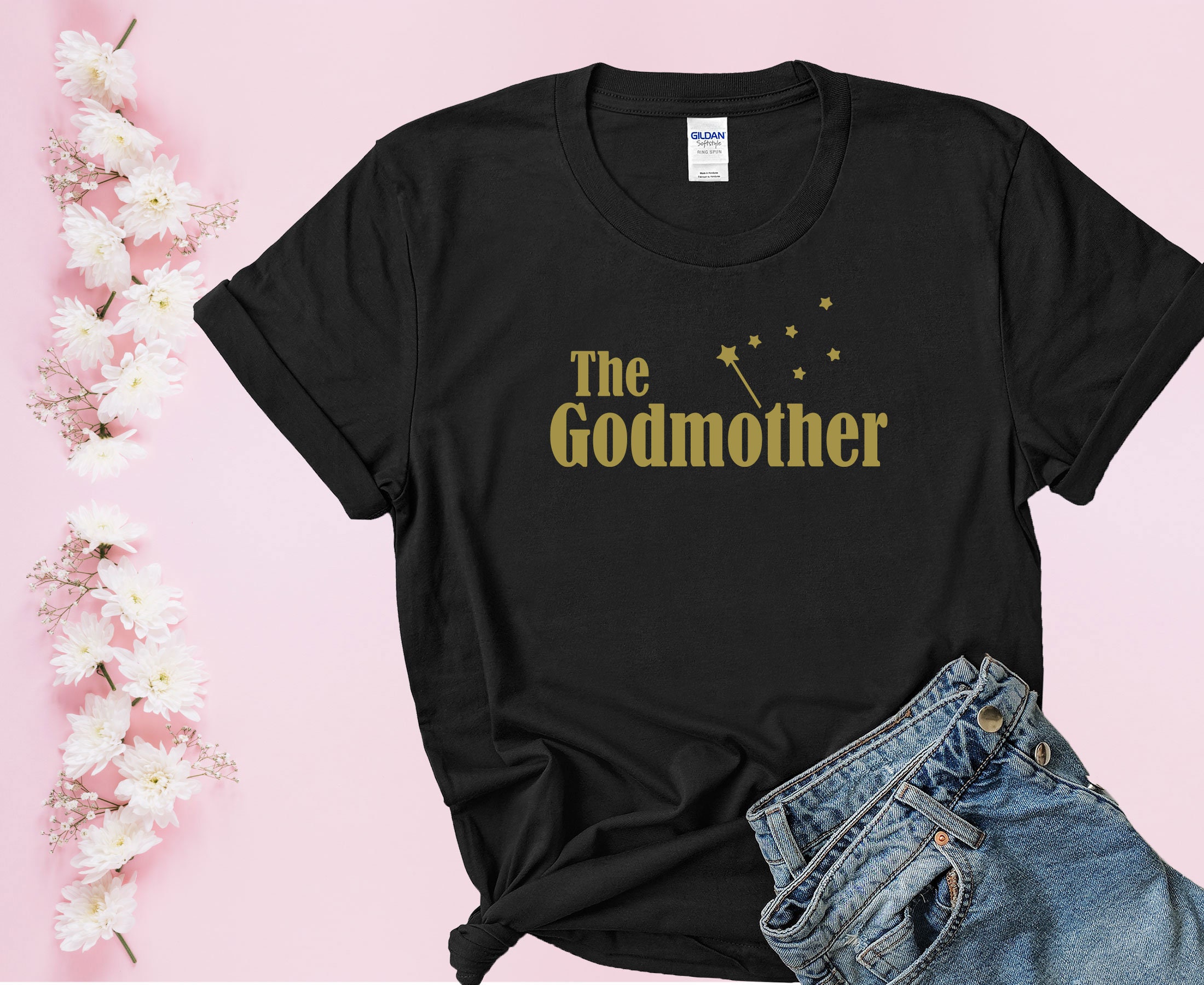 Godmom TShirt Established Shirt My Godmother Shirt Godmother Est 2021 Tee FastDeliveryTees Promoted to Godmother Shirt Promoted to Shirt for Women 