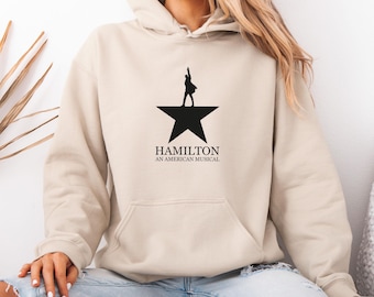 Hamilton Hoodie, Hamilton Musical Hoodie, Hamilton Merch, Hamilton Gifts, Hamilton Jumper, Musical Theatre Gifts, Alexander Hamilton Top