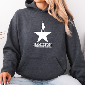 Hamilton Hoodie, Hamilton Musical Hoodie, Hamilton Merch, Hamilton Gifts, Hamilton Jumper, Musical Theatre Gifts, Alexander Hamilton Top image 5