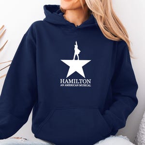 Hamilton Hoodie, Hamilton Musical Hoodie, Hamilton Merch, Hamilton Gifts, Hamilton Jumper, Musical Theatre Gifts, Alexander Hamilton Top image 2