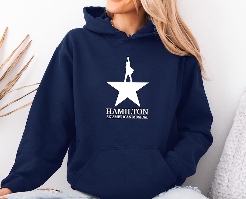 Hamilton Hoodie, Hamilton Musical Hoodie, Hamilton Merch, Hamilton Gifts, Hamilton Jumper, Musical Theatre Gifts, Alexander Hamilton Top image 2