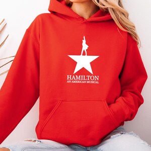 Hamilton Hoodie, Hamilton Musical Hoodie, Hamilton Merch, Hamilton Gifts, Hamilton Jumper, Musical Theatre Gifts, Alexander Hamilton Top image 6