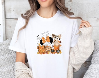 Disney Literally Just A Girl Tshirt, Minnie Bow T Shirt, Disney Pumpkin Fall Shirt, Disneyland Halloween T-shirt, Pumpkin Latte Lover Tee
