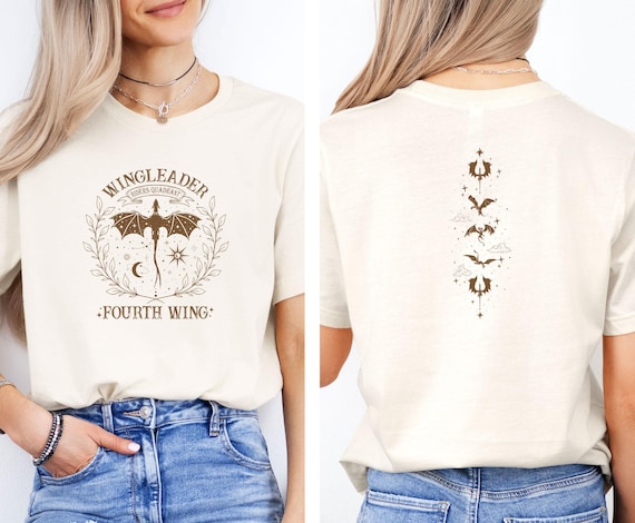 Fourth Wing T-shirt, Acotar T Shirt, Fourth Wing Merch, Reading Shirt, Bookish T-Shirt, Basgiath Shirt, Gift for Book Lovers, Book Club Tee
