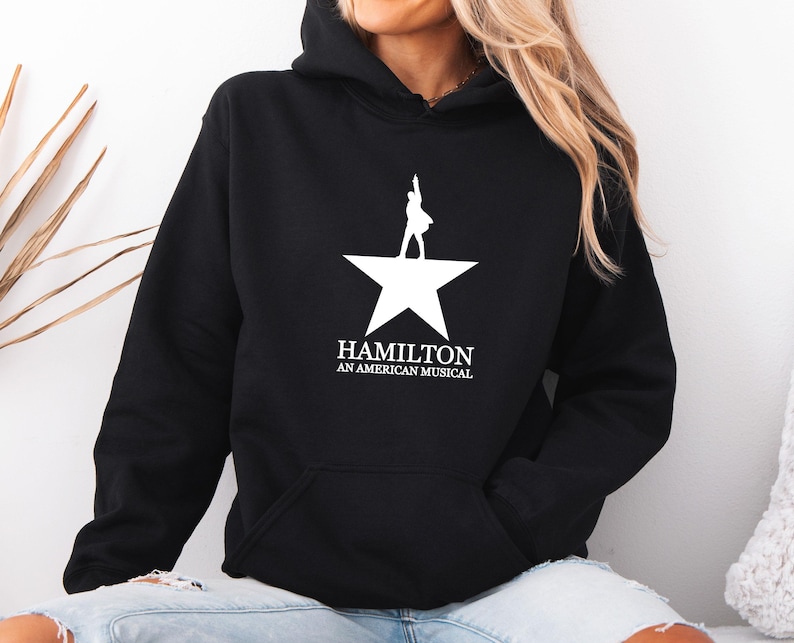 Hamilton Hoodie, Hamilton Musical Hoodie, Hamilton Merch, Hamilton Gifts, Hamilton Jumper, Musical Theatre Gifts, Alexander Hamilton Top image 4