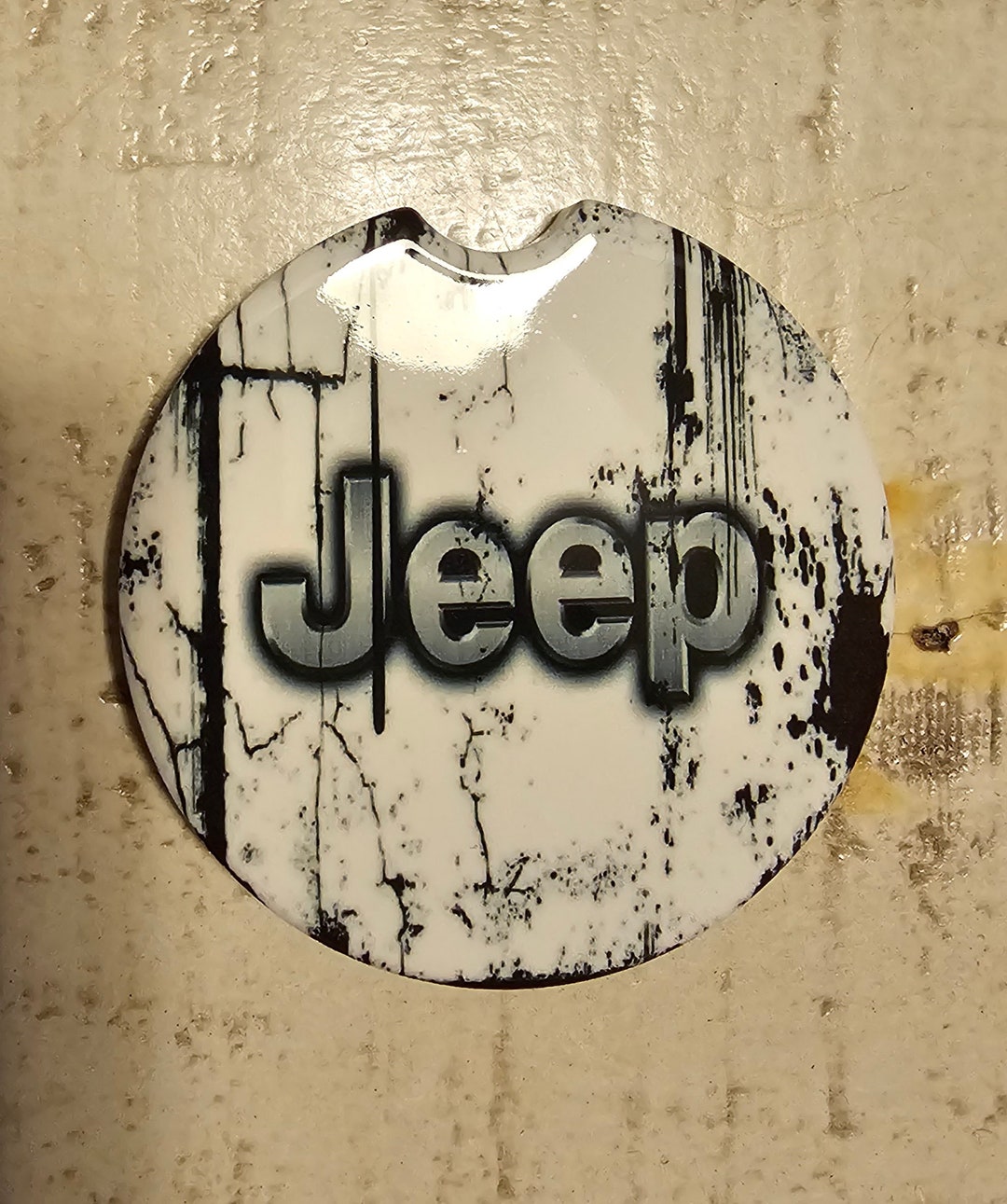 Jeep Ceramic Car Coasters Etsy