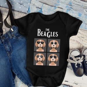The Beagles Onesie® - Doggy Baby Sibling - Funny Dog Baby Onesie® - Baby&#39;s Best Friend