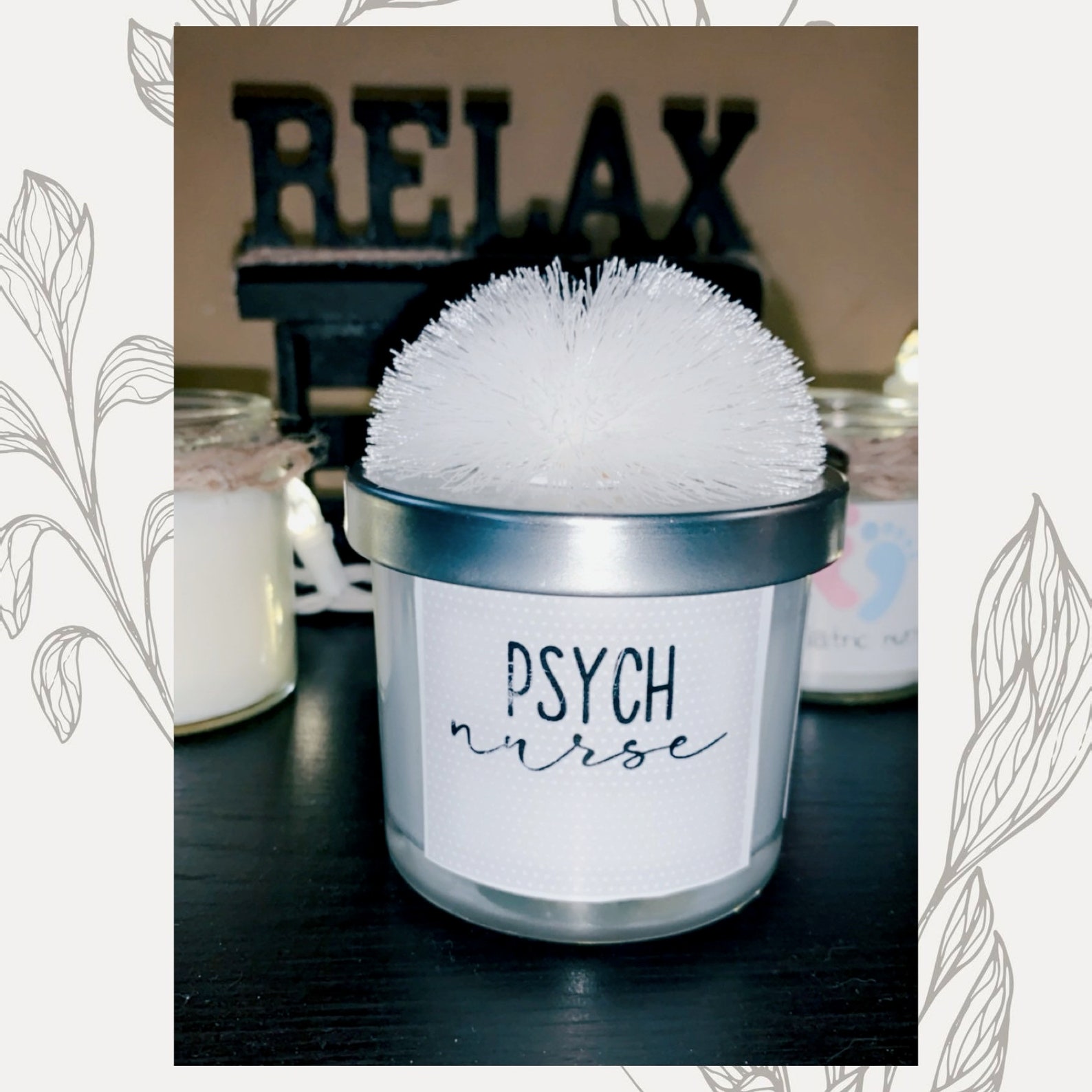 Nursing Candles Etsy