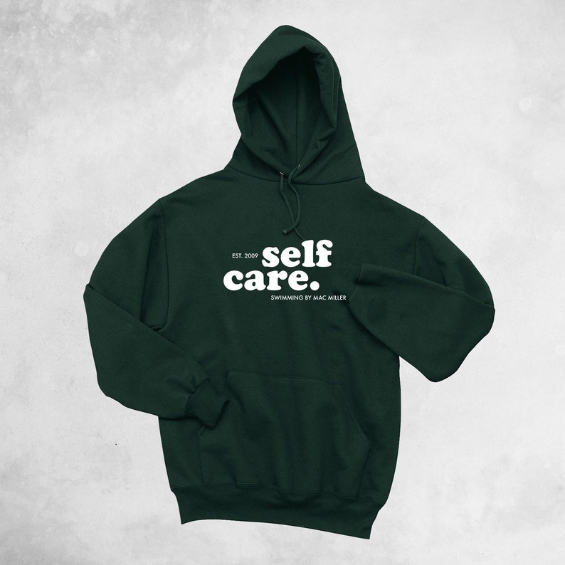 Self Care Hoodie, Circles Hoodie, Self Care, Aesthetic Brown Hoodie UNISEX 