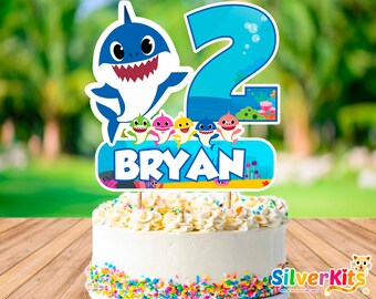 Baby Shark Cake Topper Printable Etsy